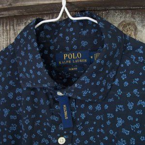 Ralph Lauren Mens Fashion Shirt NWT Slim Fit Sz M